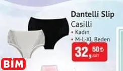 CASİLLİ DANTELLİ SLİP KÜLOT